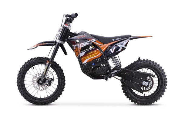 E-Cross Nitro Tiger 2000 Watt 60 Volt Dirtbike VX 60V 15,6Ah Lithium  Akku14"12 Bereifung